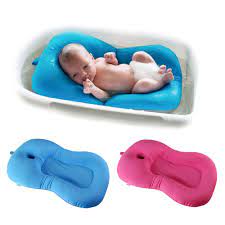 The kitchen sink is still an option, but a baby bathtub will help you safely support a newborn. Belupai Baby Bath Pad Newborn Baby Foldable Baby Bath Tub Pad Chair Shelf Newborn Bathtub Seat Infant Support Cushion Mat Bath Mat Rose Red Buy Online In Bermuda At Bermuda Desertcart Com Productid 70678462