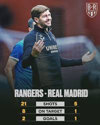 76' rangers almost instantly punish madrid for that red card. Xdggndjxh41bom
