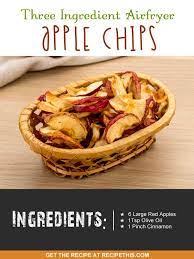 Recipe This Air Fryer Apple Chips Recipe Actifry Recipes Air Fryer Recipes Air Frier Recipes