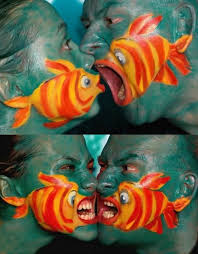 Criativo Body Painting Body Art Painting Fish Art