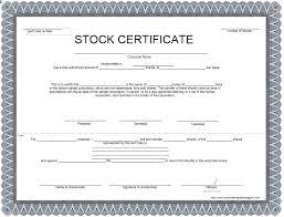 12 Free Sample Stock Shares Certificate Templates Printable Samples