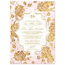 Maybe you would like to learn more about one of these? Wedding Invitation Vintage Floral Blush Pink Ivory Gold Leaf Faux Damask Monogram