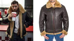 Tomhardy Farrierdunkirk Flight Bomber Artificial Shearling Fur Jacket Latest New Winter Season Offer Tom Hardy Tom Hardy Jacket Shearling