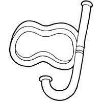 Snorkeling mask » coloring pages » surfnetkids. Snorkeling Mask Coloring Pages Surfnetkids Snorkeling Ocean Crafts Colouring Pages