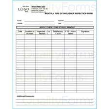 Inspecting a fire extinguisher may look like a simple task, but unless you know what to look for you might be missing critical inspection points that could leave your fire extinguisher inspection form. Monthly Fire Extinguisher Inspection Form