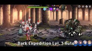 Destructive Gigantes Dark Expedition Level 3 Auto - Epic Seven - YouTube