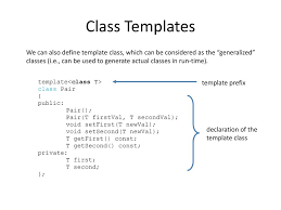 C Template Ppt Download
