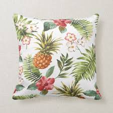 Tropical Hibiscus Flowers Decorative Throw Pillow Zazzle Com Decorative Throw Pillows Throw Pillows Tropical Throw Pillow