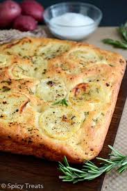 Potato Rosemary Focaccia Pugliese Potato Rosemary Focaccia Rosemary Focaccia Focaccia North Indian Recipes