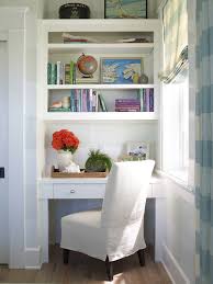 If you have an office that plays double duty as workspace/guest bedroom. Living Room Built Ins With Desk