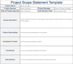 Project Scope Statement - Expert Program Management