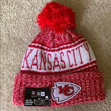 Check out our kansas city chiefs hat selection for the very best in unique or custom, handmade pieces from our baseball & trucker caps shops. Nfl Accessories Kansas City Chiefs New Era Knit Hat Poshmark