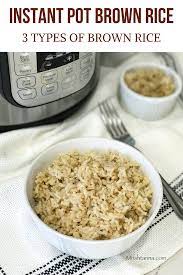 Brown Rice Recipe With Step By Step Directions And Pictures Brownrice Instantpot Recipes Easy Instant Pot Recipes Brown Rice Recipes
