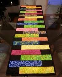 Image Result For Jelly Roll Table Runners Quilted Table Runners Patterns Batik Table Runners Table Runner Pattern