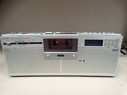 vintage sharp gf700z boom box 63 75 boombox radio cassette portable radio