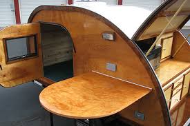 You can also add extra features such as kitchen cabinetry, rooftop rails for surfboards and kayaks, electrical supplies, and even propane stoves at the time of ordering your kit. Big Woody Teardrop Campers