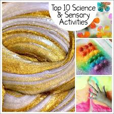 Get the class involved in the study of speed and momentum with a ramp activity. Top Sensory And Science Activities For Kids Fun A Day