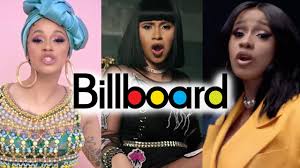 cardi b billboard chart history