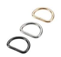 25mm Metal D Rings Buckle Electroplated 3 Color (Total 15 Pack)