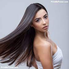 Hair Beautiful Brunette Girl Healthy Long Hair Beauty Model Woman Hairstyle Hair Care Poster Id 61004387 Wedding Hairstyles For Long Hair Permanent Hair Straightening Cost Hair Beauty