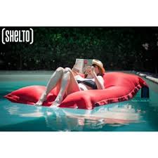 Grand Coussin Piscine Pouf 125x175 Cm Shelto Pas Cher Achat