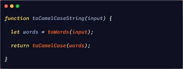 Camel case is the practice of writing phrases such that each word or abbreviation in the middle of the phrase begins with a capital letter, with no intervening spaces or punctuation. Converting A String To Camelcase In Javascript By Javascript Jeep Level Up Coding