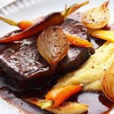 In Rotwein Geschmorte Rinderschulter Mit Polenta Rezept Rezepte Kochen Und Backen Und Interessante Rezepte