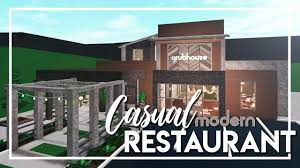 When autocomplete results are available use up and down arrows to review and enter to select. Welcome To Bloxburg Casual Modern Restaurant Modern Restaurant City Layout Restaurant Layout
