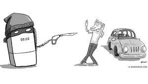 Evolução do preço da gasolina. Charge Gasolina Blog1 Terraco Economico
