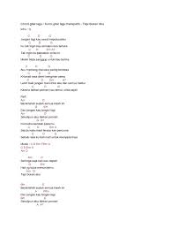 Jika menyakiti aku bisa membuatmu bahagia. Lirik Lagu Berakhirlah Sudah Versi Ukulele