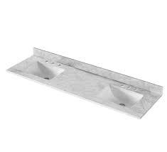 72 inch double sink bathroom vanity top only. Exclusive Heritage Carrara Marble Countertop 72 Double Bathroom Vanity Top Wayfair