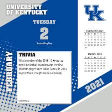 This week is level 1: Kentucky Wildcats 2021 Desk Calendar Calendars Com