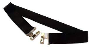 Ctm® women's leather metallic dress belt (pack of 2 colors) chevron down. Amazon Com 1 6 Womens Wide Black Elastic Velvet Waist Belt With Gold Clasp Handmade Products