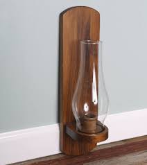 Wood candles & candle holders : Vintage Wood Wall Tall Candle Holder Taper Colonial Wall Sconce With Hurricane Glass Wall Wall Mounted Candle Holders Tall Candle Holders Rustic Candle Holders