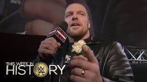 Triple H Ruins Stephanie Mcmahon And Test S Wedding This Week In Wwe History Dec 1 2016 Stephanie Mcmahon Triple H Stephanie