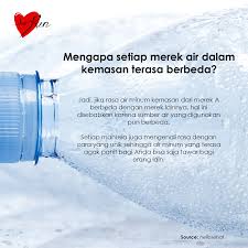 Jika Rasa Air Minum Kemasan Dari Merek A Berbeda Dengan Merek Lainnya Hal Ini Disebabkan Karena Sumber Air Yang Digunakan Pun Minuman Tubuh Sehat Hidup Sehat