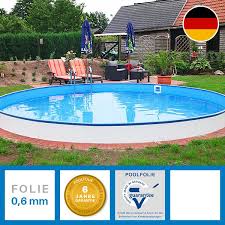 Stahlwandbecken Rund 4 00 X 1 20 M Made In Germany Sowohl Frei Aufstellbar Als Auch Ganz Oder Teilweise Einbaubar Bitt Pool Stahlwandpool Rund Pool Ideen