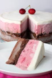 Black Forest Chocolate Cherry Brownie Ice Cream Cake Gluten Free Ice Cream Cake Frozen Dessert Recipe Dessert Recipes