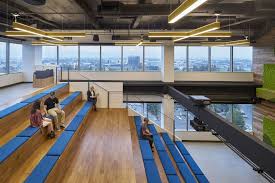 A Tour Of Malwarebytes New Santa Clara Headquarters Malwarebytes Steps Design Office Design