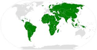 Israel map showing country highlighted in green color with rest of asian countries in brown. International Recognition Of The State Of Palestine Wikipedia