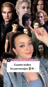 Altura de los personajes de Crepúsculo en los libros