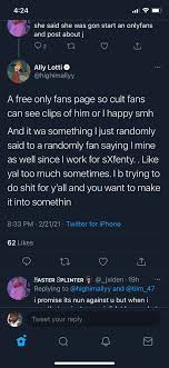 Allys explanation on the onlyfans shit : rJuiceWRLD