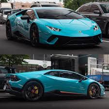 Lamborghini Huracan Performante Black And Blue The Lamborghini Huracan Performante Love Those Specs Color Lamborghini Huracan Lamborghini Sports Car