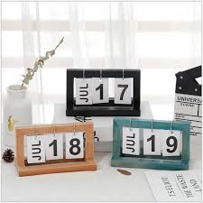 You'll always know the date with the rustic perpetual block calendar. A Rustic Wooden Calendar The Date Muslim Kit
