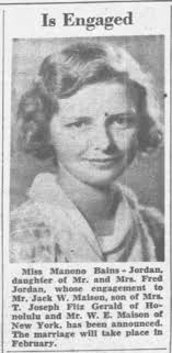 Manono Clarke “Nono” Bains Sander (1919-2007)