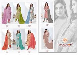 Suryajyoti Nisha Vol 2 Cambric Cotton Foil & Khadi Print Fancy Salwar