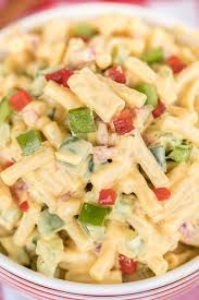We love pasta salad and i was intrigued by the combination of italian and caesar dressing, so had to. Mac Cheese Pasta Salad Transform A Box Of Mac Cheese Into The Most Delicious Pasta Salad Eve Mac And Cheese Pasta Kraft Mac And Cheese Recipe Pasta Salad