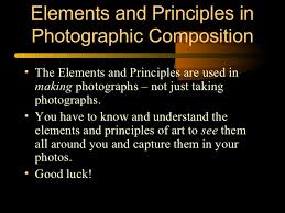 Use frames, lines, curves and diagonals 4. Elements And Principles Of Design In Photography
