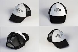 Download Trucker Cap Mock Up By Retrobox On Envato Elements Trucker Cap Mockup Trucker