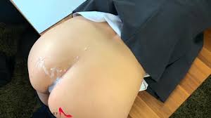 fucking a business woman on the table and cum all over her ass - XNXX.COM